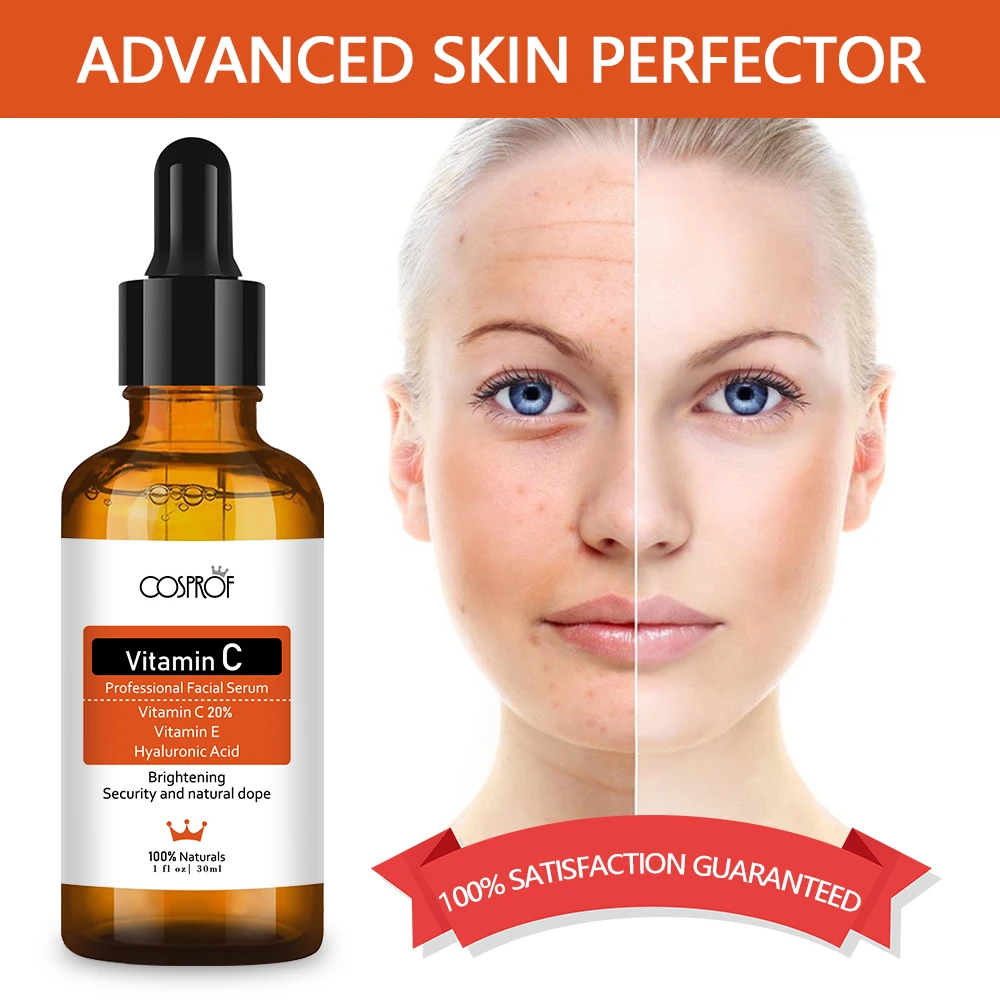 OEM New Products Vitamin C Serum For Skin Whitening Care Private Label Drop Shipping