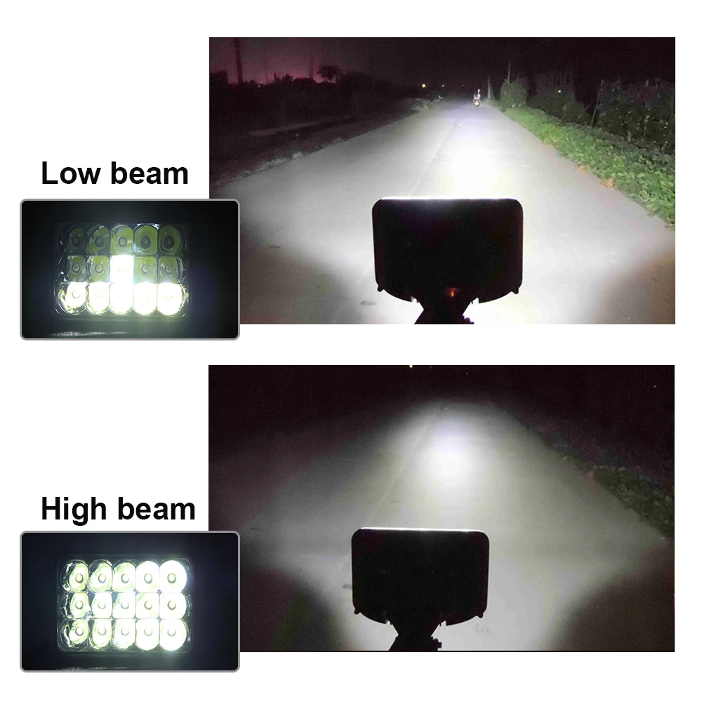 
Best Seller Rectangular Headliamp,Breathing Hole Hi/Lo 4X6 Car Led Auto Headlight 