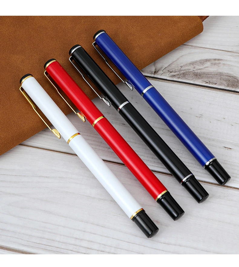 A5 Simple Style and Beautiful Cover Design Planner Notebook with Soft Touch Lamination Foil Stamp and pen