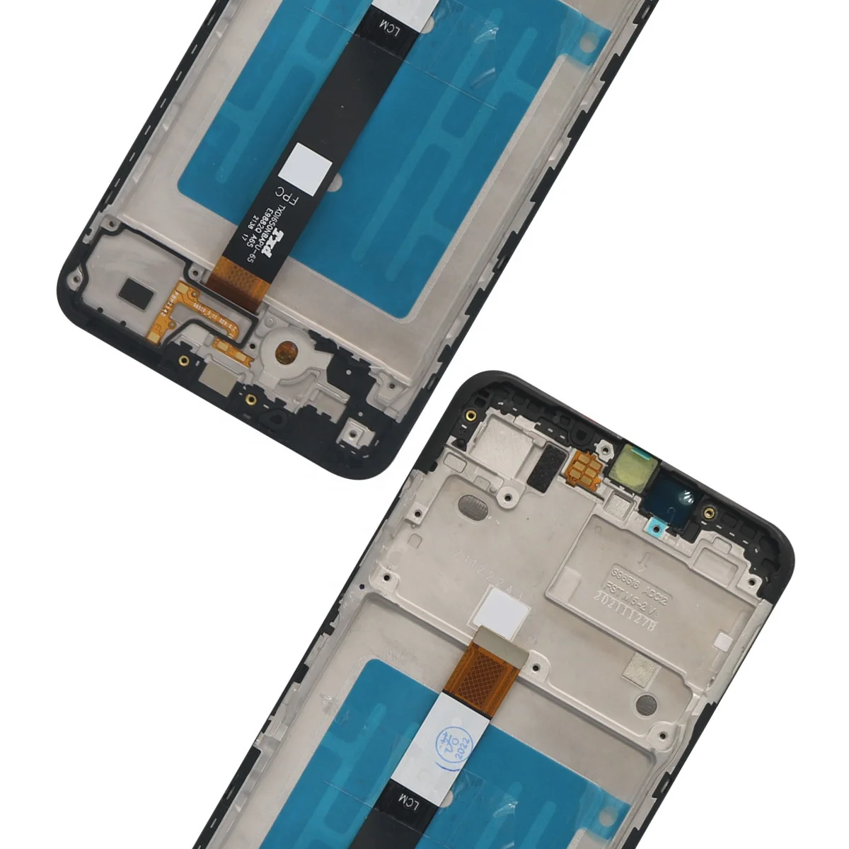 US overseas warehouse china mobile phone screen packaging box lcd display oca glass for Samsung A03s A037U 6.5 with frame