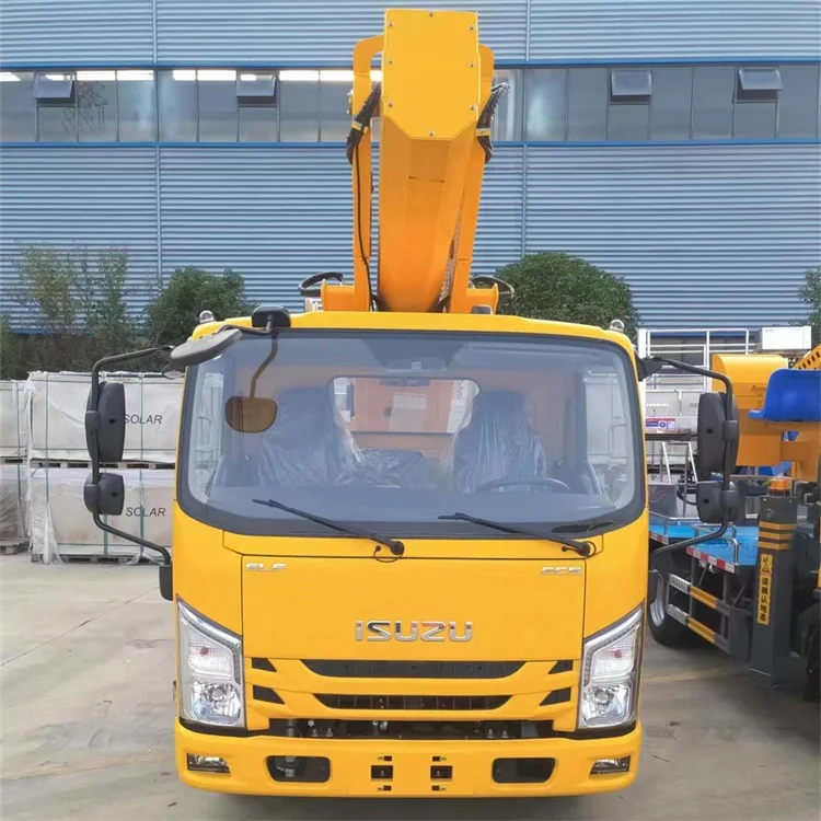 Best Isuzu 33M Aerial work platform truck overhead working truck aerial platform vehicle Bucket truck Hydraulic aerial cage