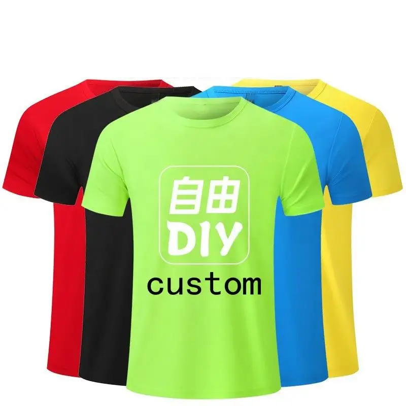 Custom Wholesale Printed Plain Blank Sport Cheap Polyester Promotional Election Campaign Cotton Quality Men Tshirts T Shirt