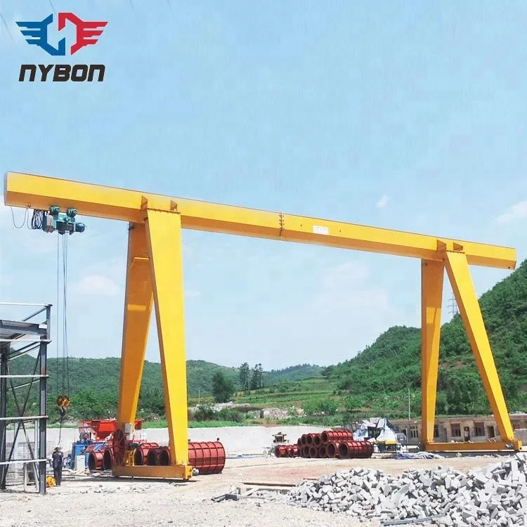 10 Ton 15 Ton Outdoor Lifting Marble a Frame Movable 20t Gantry Crane Manufacturers