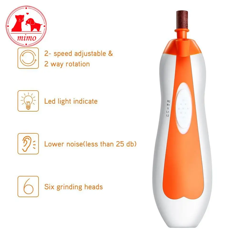 Upgraded Pet  Dog Nail Grinder Set Powerful Nail Clipper For Gentle Paws Grooming Nail Grinder For Dogs Cats