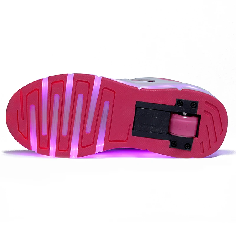 
2020 New LED Light Up Shoes Roller Best Skate Shoes For Kids Drop Shipping Exercise 
