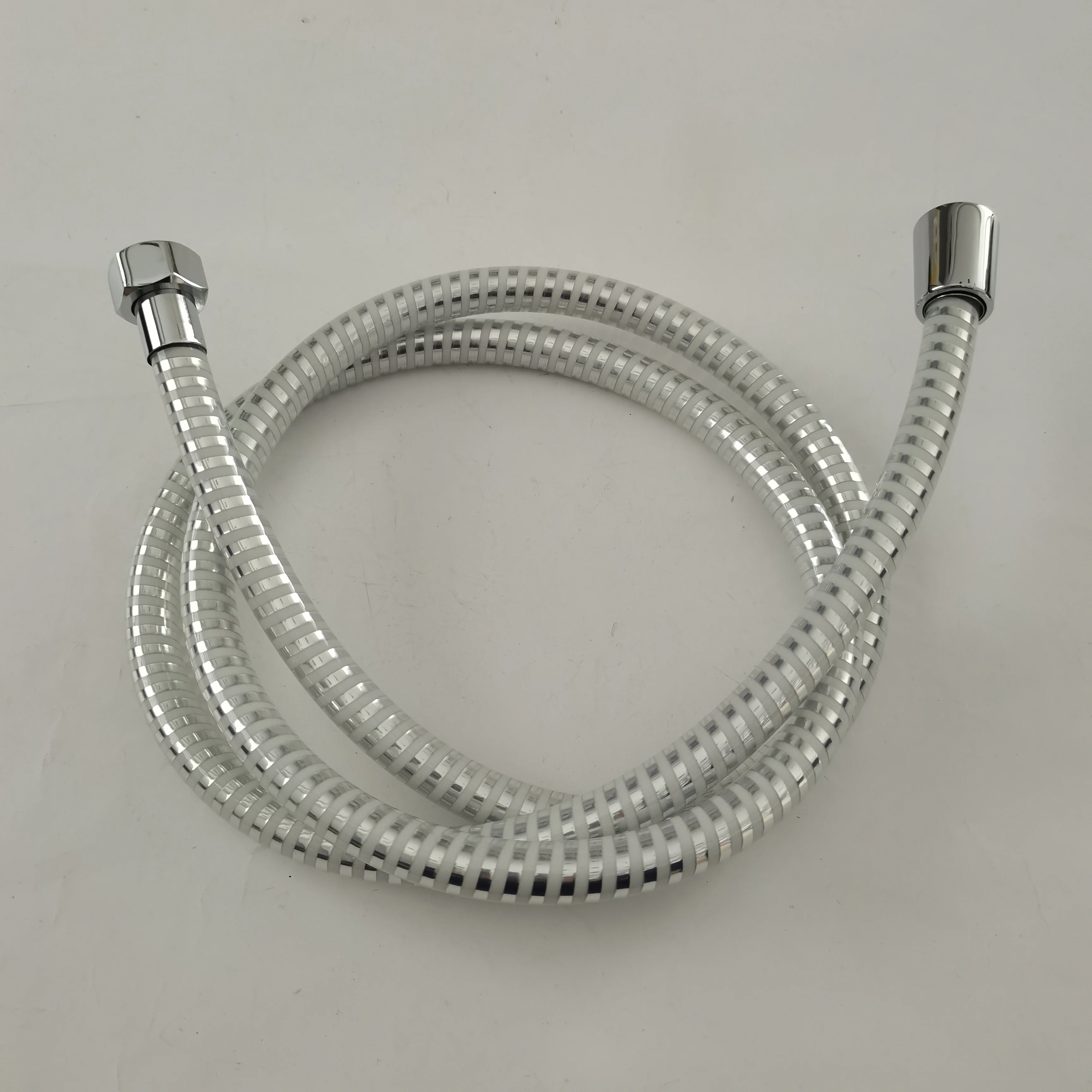 Good price high quality outdoor silver white plastic pvc bathroom flexible toilet bidet hand shower hose sprayer pipe tube