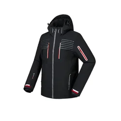 Kempgear Adult top brand hoodies waterproof windproof winter luxury retro black customizable snowboard ski jacket man