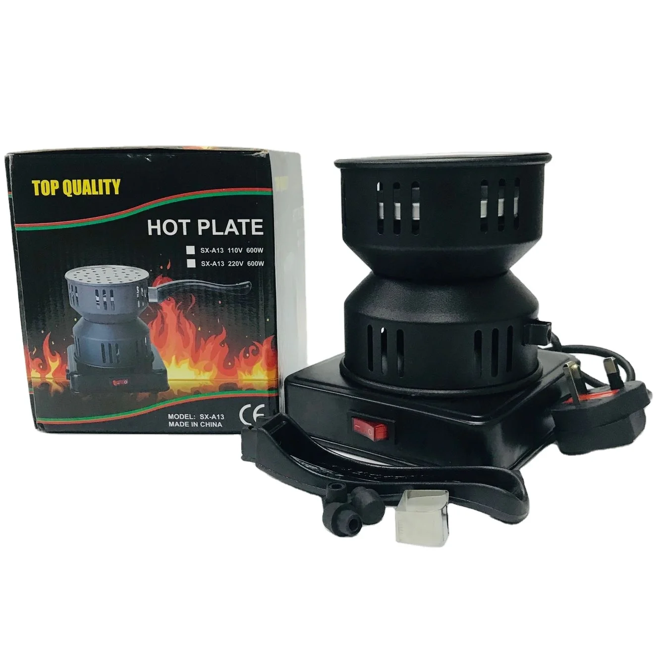 2023 New Arrival  Professional Manufacture Custom Logo Metal Electric Coal Starter Heater Stove Charcoal Burner for Smoking