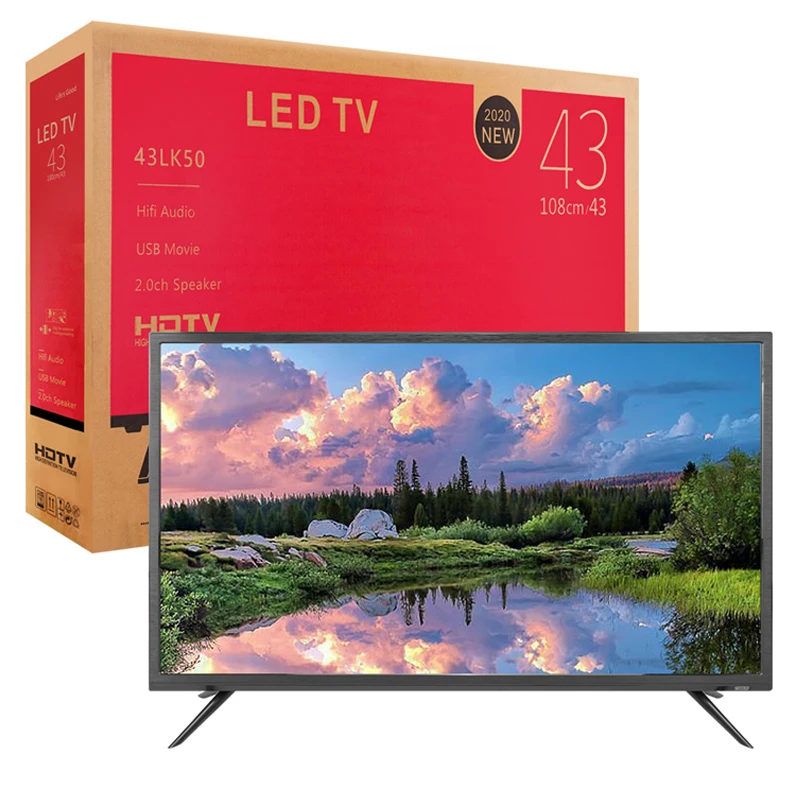 LEDTV 43 43LK50 RED best price smart tv android led tv 42 inch full flat screen 4k smart