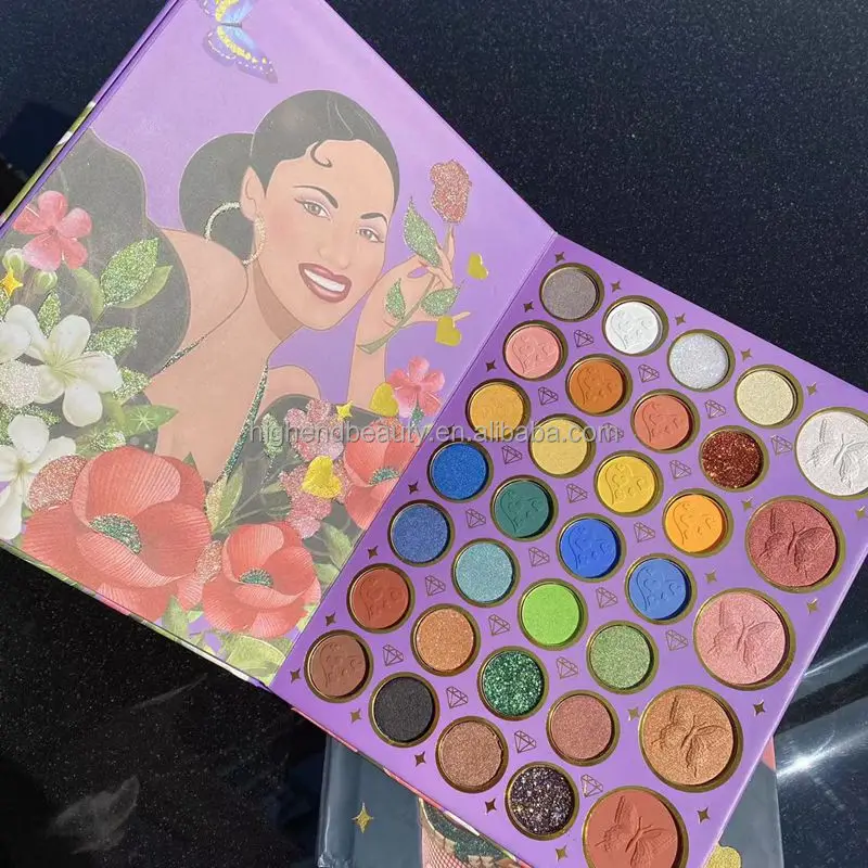 Sexy Girl Eye Shadow Palette with Highlight Blush Contour Large Plate Vegan Makeup Combo Eyeshadow Palette OEM No Logo Cartoon