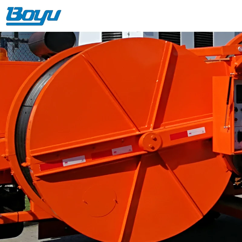 Transmission Line Equipment 2x40kN Hydraulic Tensioner Two Bundle Conductors Stringing Equipment