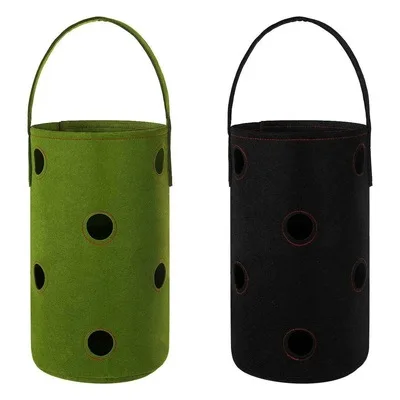 
China Factory Customization Non Woven Fabric Pots Container Garden Hanging Grow Bags Fabric Pots 