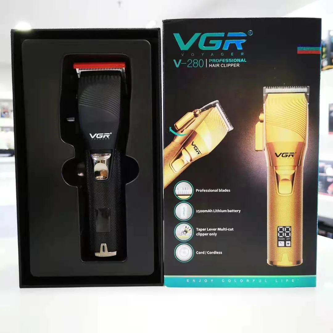 Hot Selling 2021 New Arrivals VGR V280 Men Electric Rechargeable Hair Trimmer