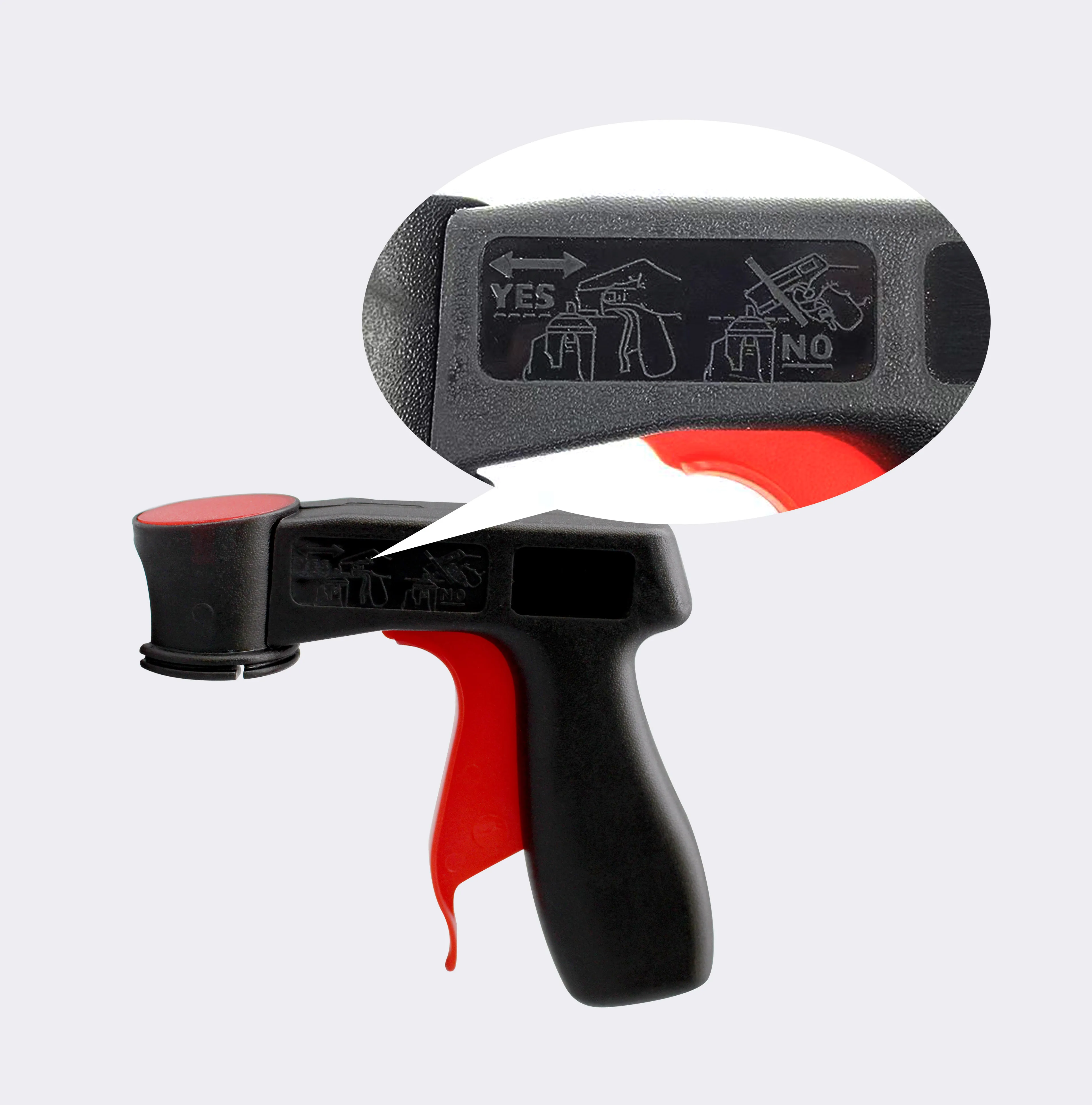 AEROPAK высококачественный аэрозольный распылитель инструмент пластиковая черная краска пистолет