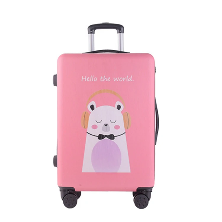 Wholesale Custom Printed 20 inch Kinder Koffer Vintage Suitcase For Women
