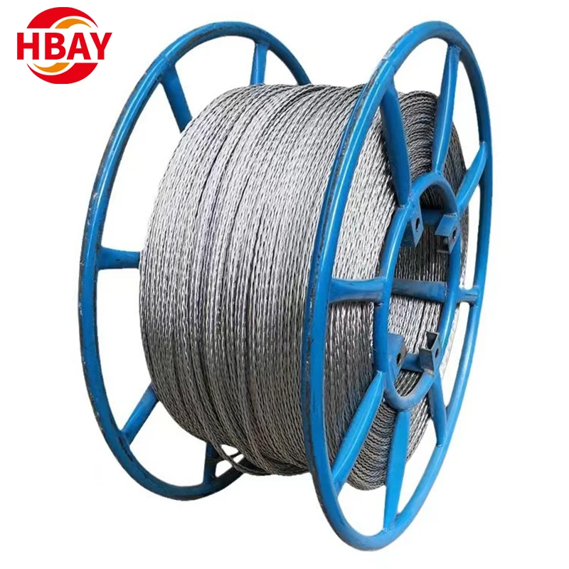 High tensile strength steel wire rope tubular stranding Strands Cables Prestressing Steel Strand
