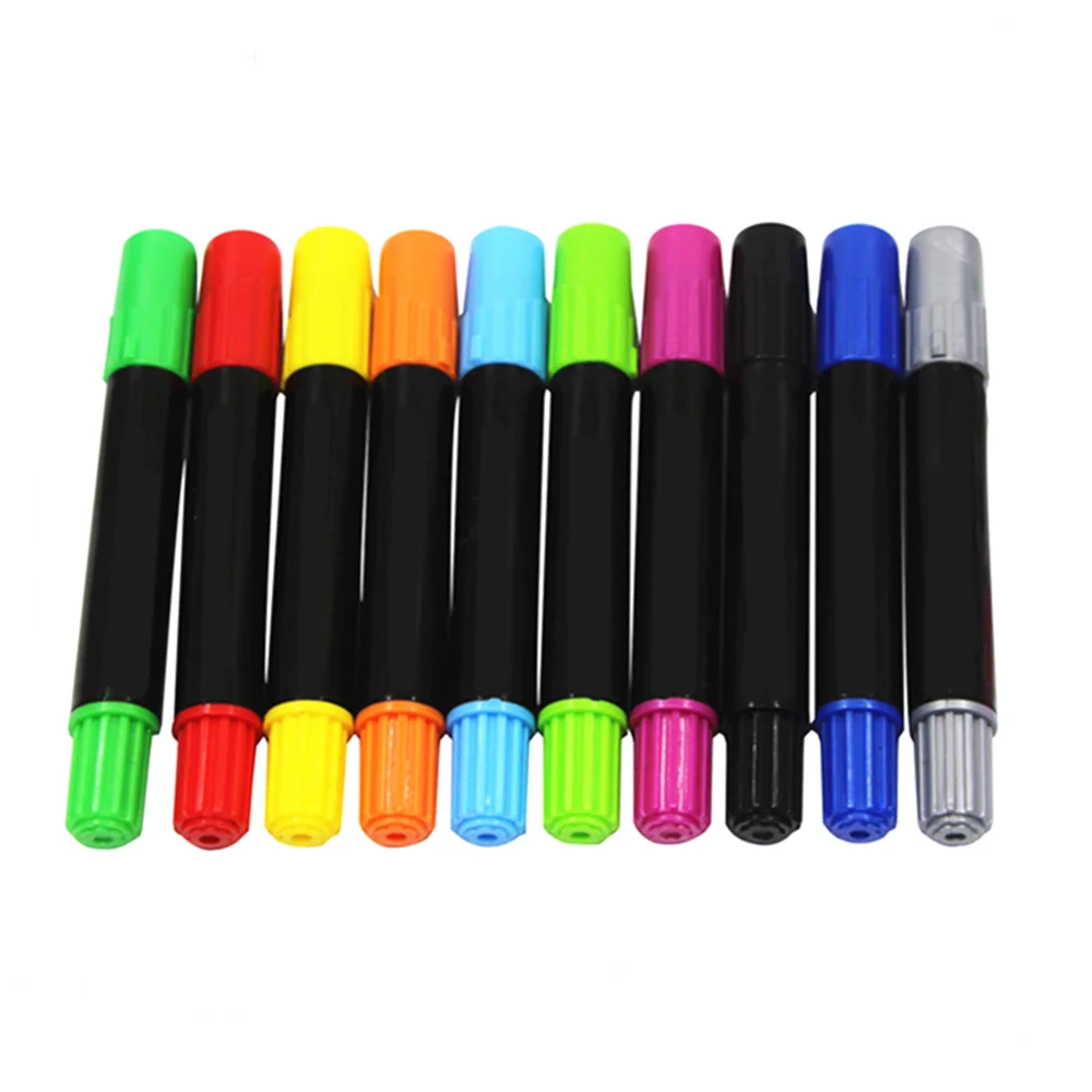 OEM 10 Piece Temporary Hair Chalk Pen Set