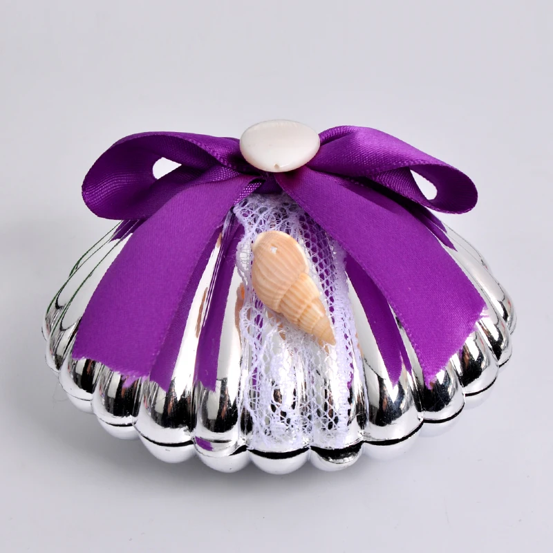 candy box for birthday gifts Birthday Weddings Christmas Festival Party Supplies bowknot bowknot sea shell plastic candy box