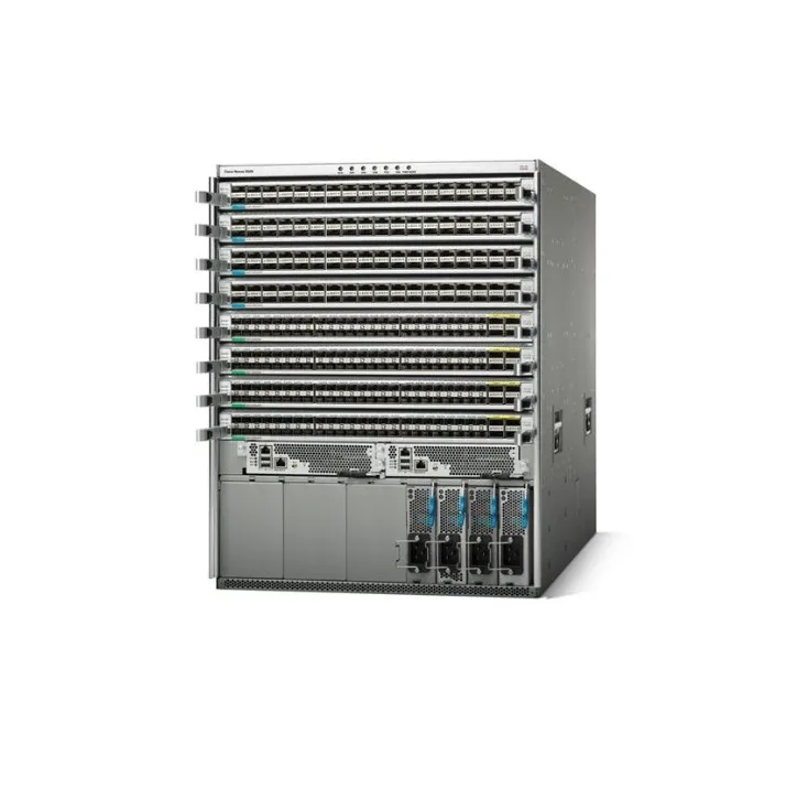 N9K-C9508-B3-E Nexus 9508 Chassis Bundle with 1Sup, 3 PS, 2SC, 4 FM-E, 3Fan N9000 series network switch