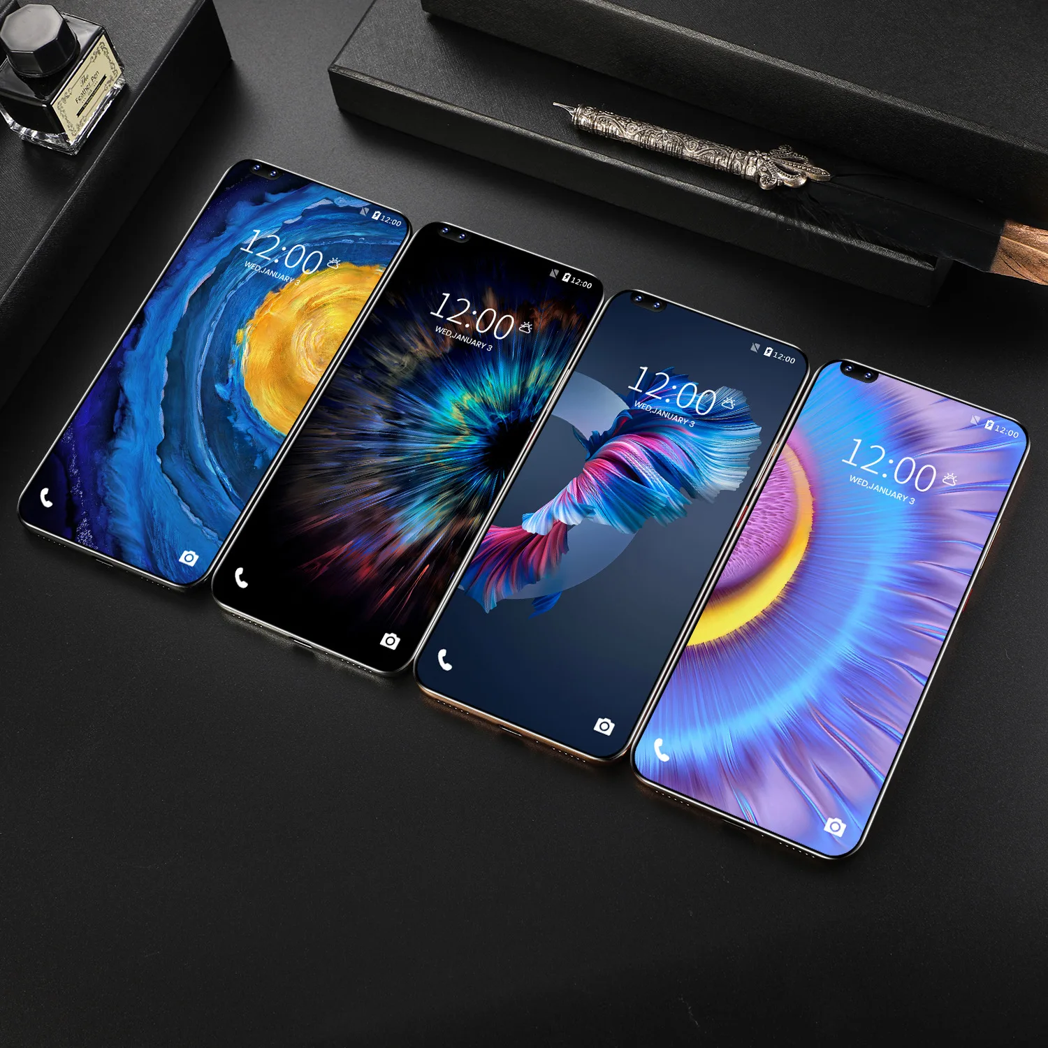  Горячая Распродажа дешевый смартфон reno6 pro 8 + 16 Мп 4 ядра две SIM-карты 6 ГБ 128 Гб 5 дюйма Android 0 мобильные смартфоны в розничной