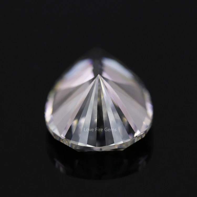 full sizes synthetic gemstone very light yellow warm white g cubic zirconia pear cut loose 5a cz stones