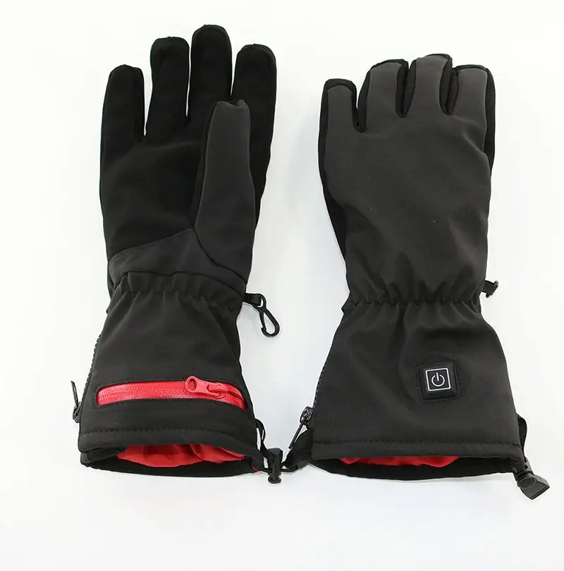  Зимнее теплое снаряжение для мужчин и женщин 7 4 В 2200 мАч перчатки с перезаряжаемой батареей подогревом катания на