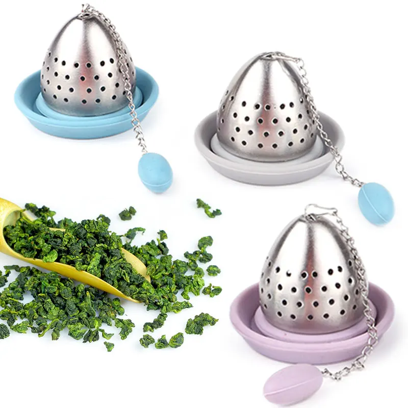 Best Wholesale Kitchen Supplies Tea Accessories Acorn Chain Bullet Removable Tea Infuser
