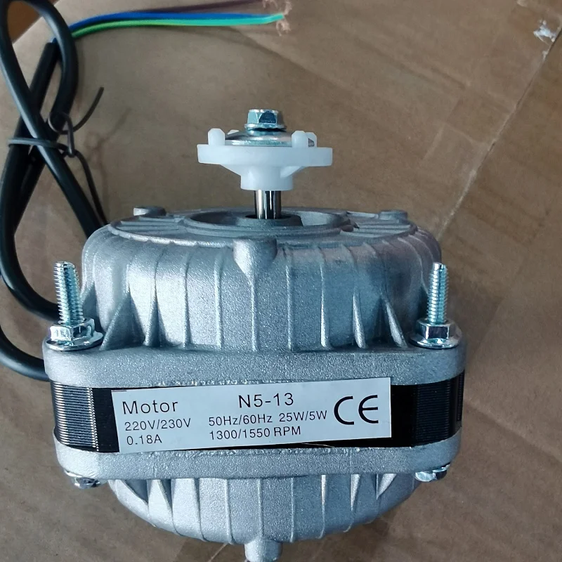 Запасные части для холодильного оборудования HVAC двигатель вентилятора холодильника 5/10/16/18/25/34 Вт морозильной камеры с затененным