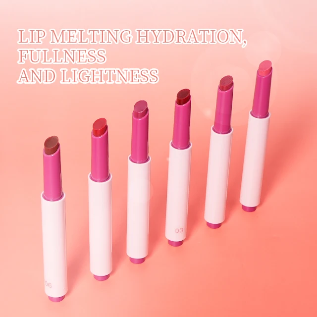 Custom Press Lipstick Private Label Vegan Waterproof Lip Gloss Lipstick Moisturizing Lips Lip Balm