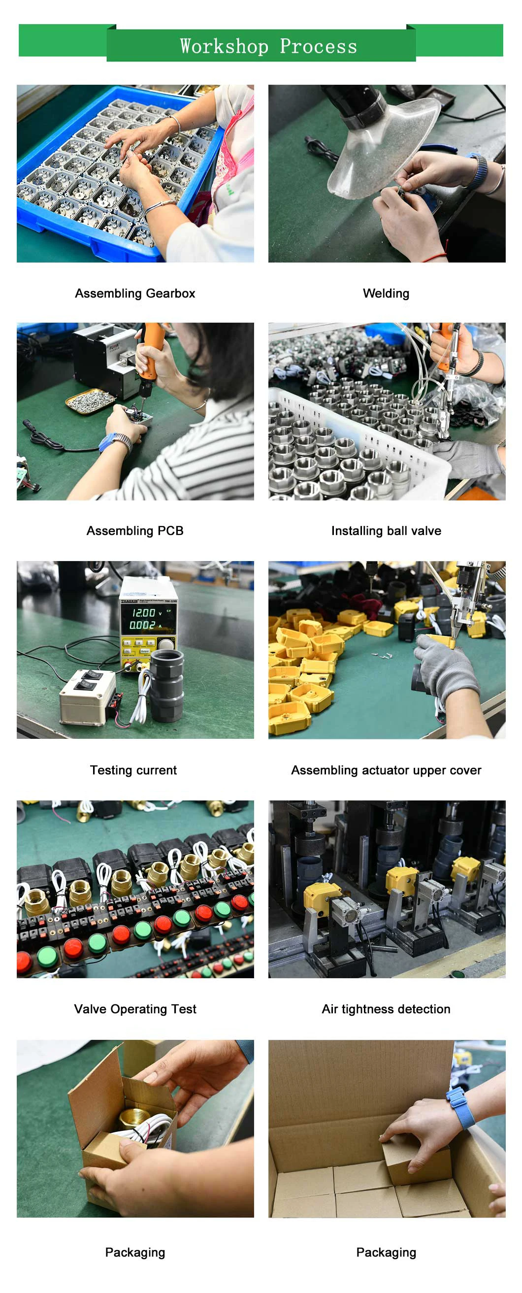 High quality engineering plastics AC/DC9-24V capacitor return Actuator