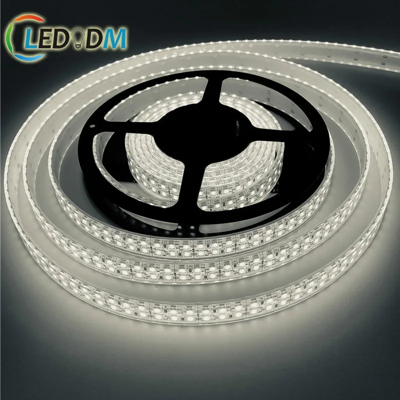 high brightness 12v 24v smd2835 led strip 120led 240led 18w 6500k led tape