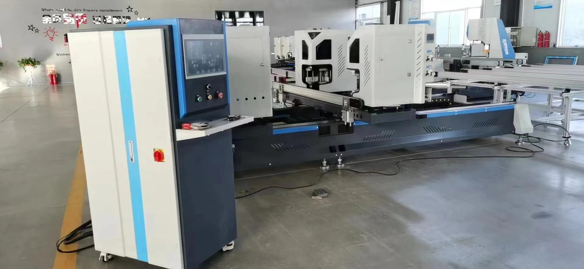 CNC 4 Corner Four Head Seamless Upvc Welding Machine