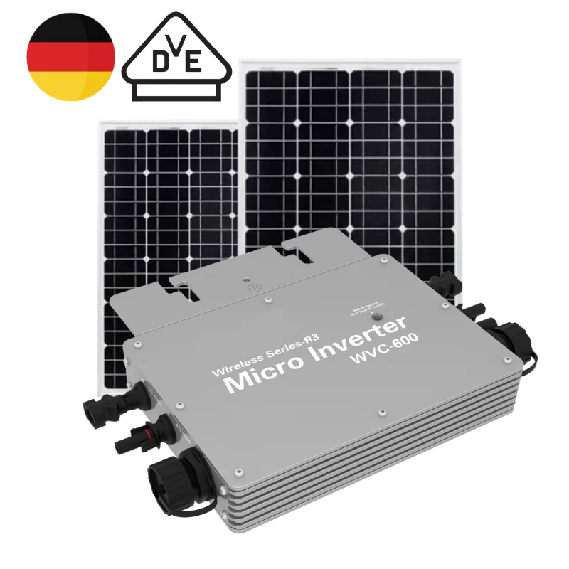 VDE 300W 600W 700W 800W Micro inverter For On Grid Solar Energy System Micro Grid Tie Inverter