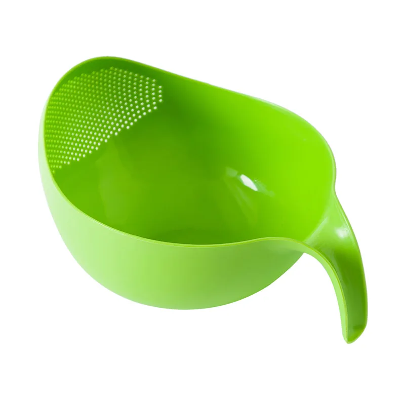 Kitchen Tool Food Grade Plastic Rice Beans Peas Washing Filter Basket Bowl