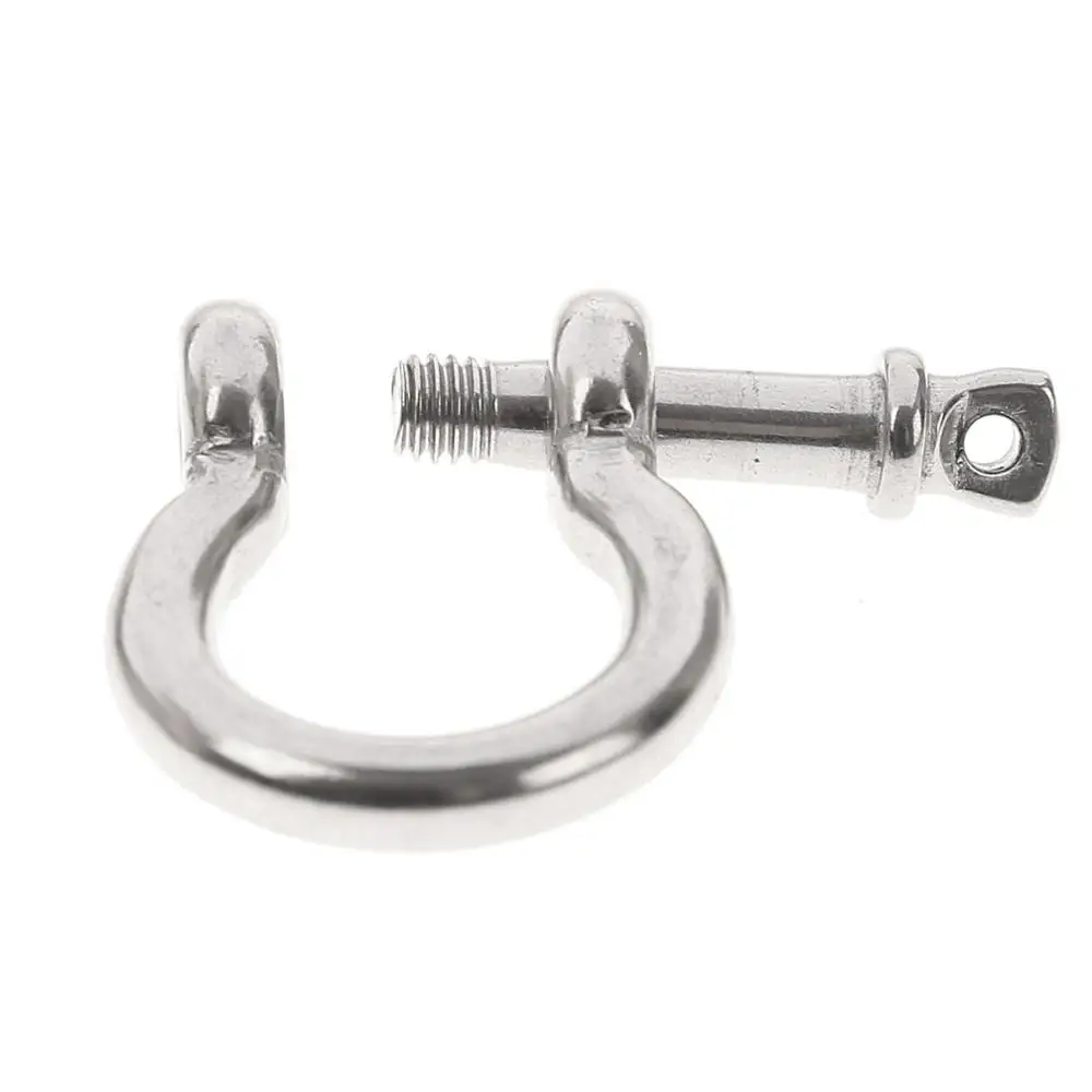 Stainless steel roller shackle boomerang large lifting rated bow shackle rigging hardware products