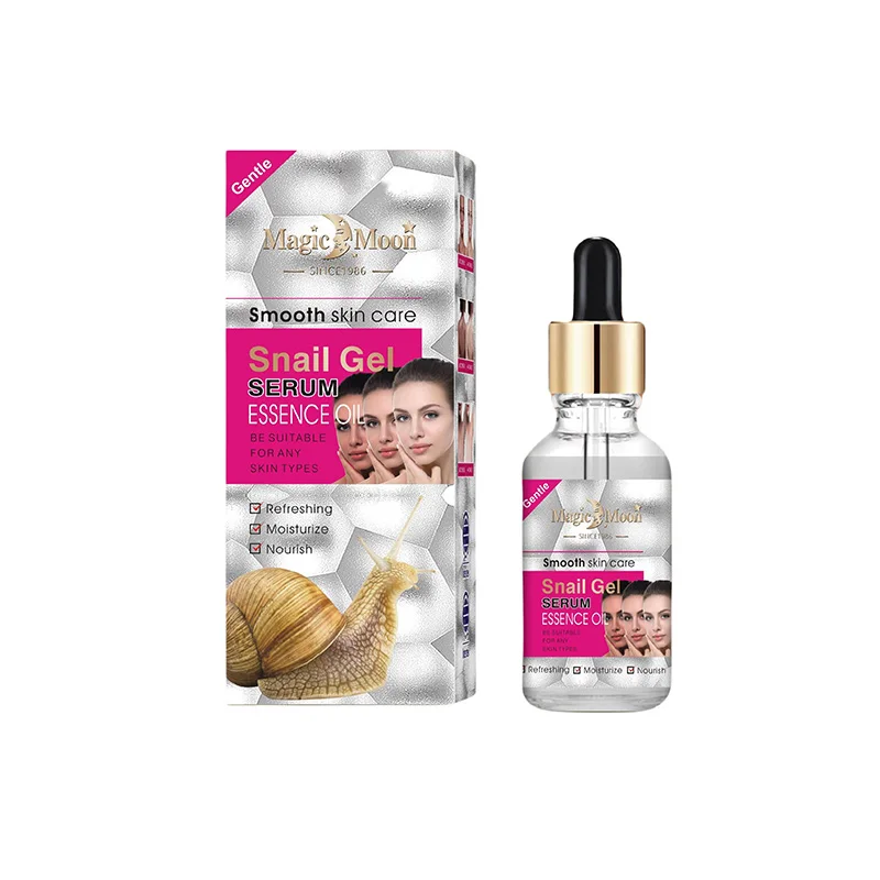 Private Label Whitening Moisturizing Nourishing Hyaluronic Acid Snail Face Serum For Sale