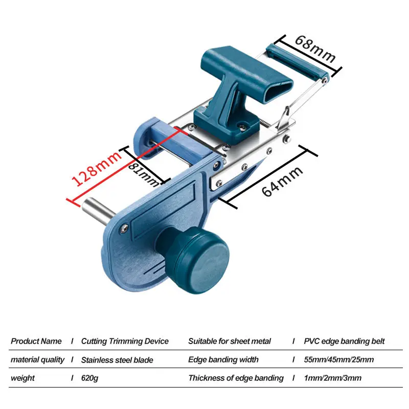 IMBOT PVC edge banding belt cutting tool manual edge trimming cutter cutting trimming device melamine edge banding cutter