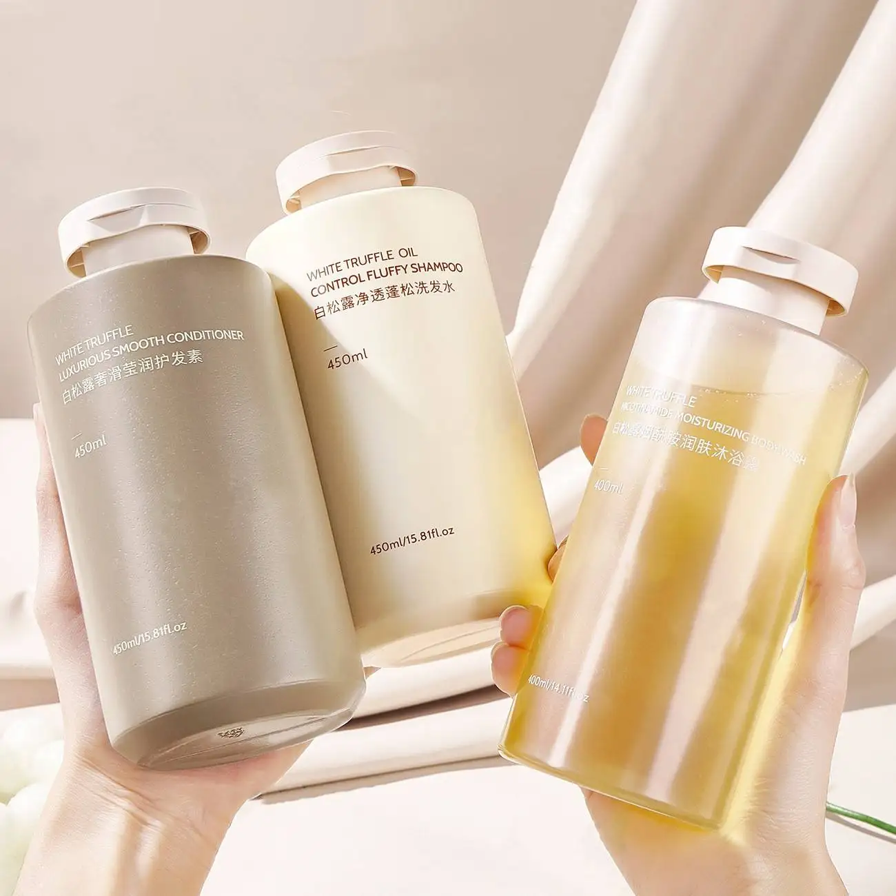 Wholesale Hair Care Products White Truffle Organic Shampoo And Conditioner Anti Dandruff Moisturizing Shampoo