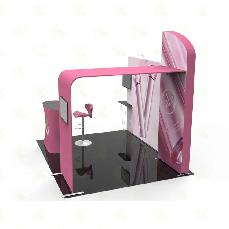 Hot sale aluminum portable  trade show standard exhibition booth 3*3 display stands