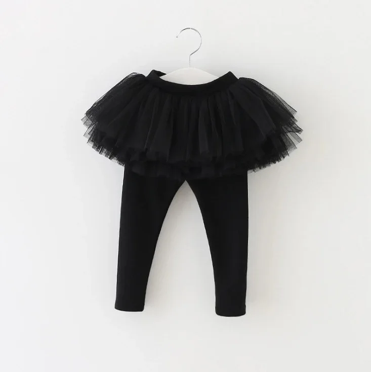 2022 New Girls Fluffy Tutu Skirt Pants Gradient Baby Skirt 6 Layers Mesh Puffy Tulle Skirt Trousers for 2-8Y Kids