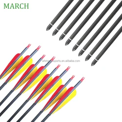carbon fiber archery bow and arrow shaft for fishing hunting bowfishing shooting sport target outdoor fish horse olimpic deer