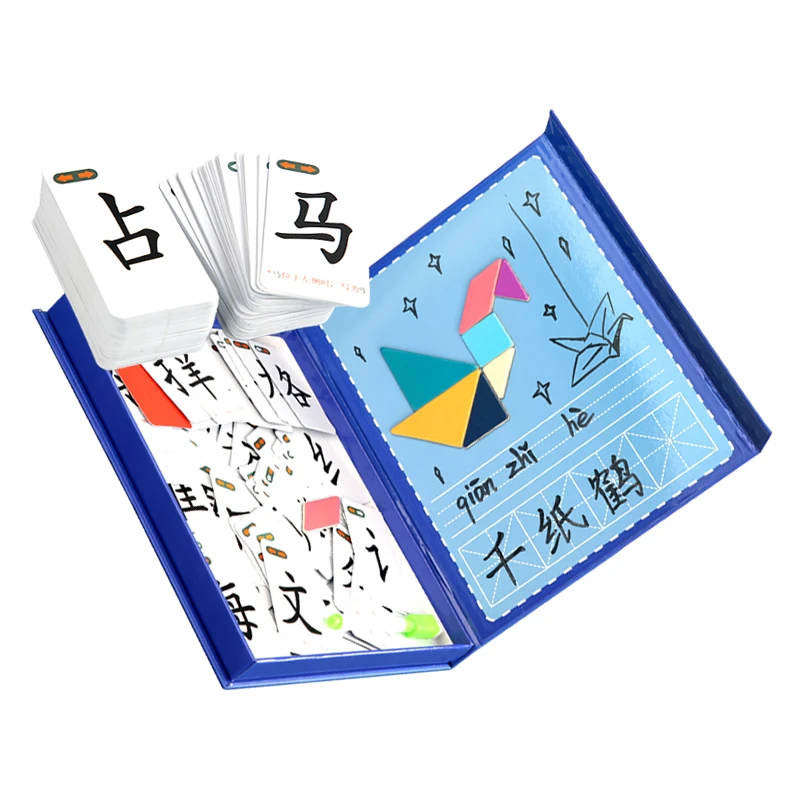 Wooden Magnetic World Map Jigsaw Puzzle Book Early Educational Preschool Game Learning Cognition Toys for Kids