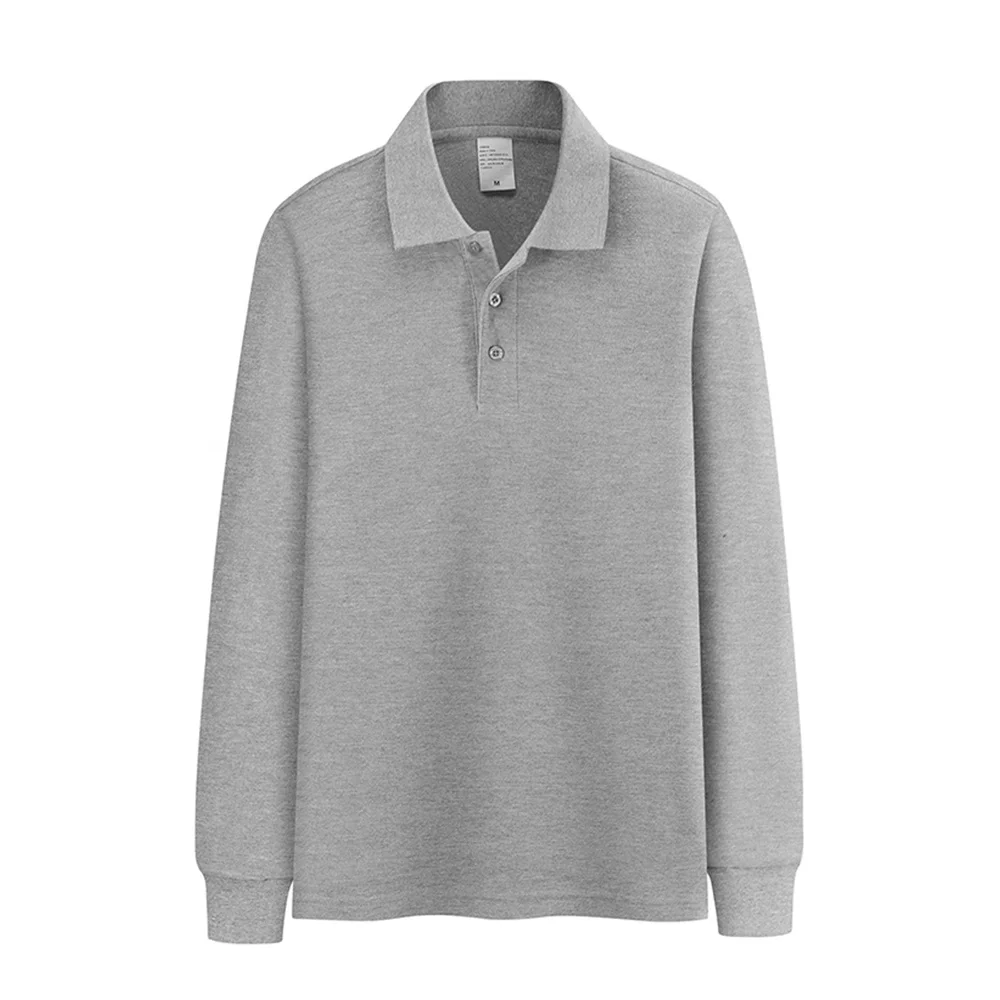 High quality Custom Cotton Polo Shirt Design Long Sleeve Blank Color Polo t Shirts Men For Golf Sport Shirt