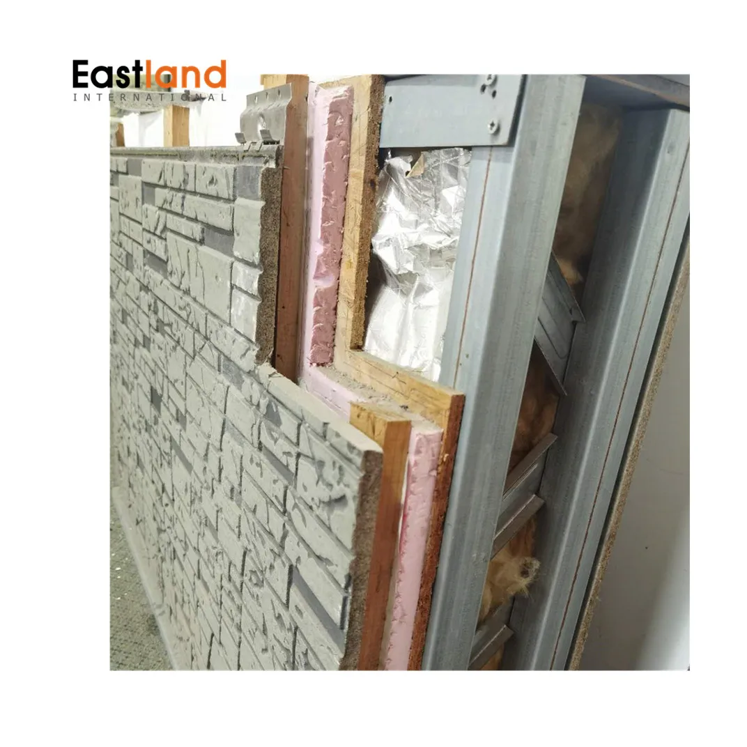 Внешняя отделка стен из волокнистого цемента панели декоративная стеновая панель