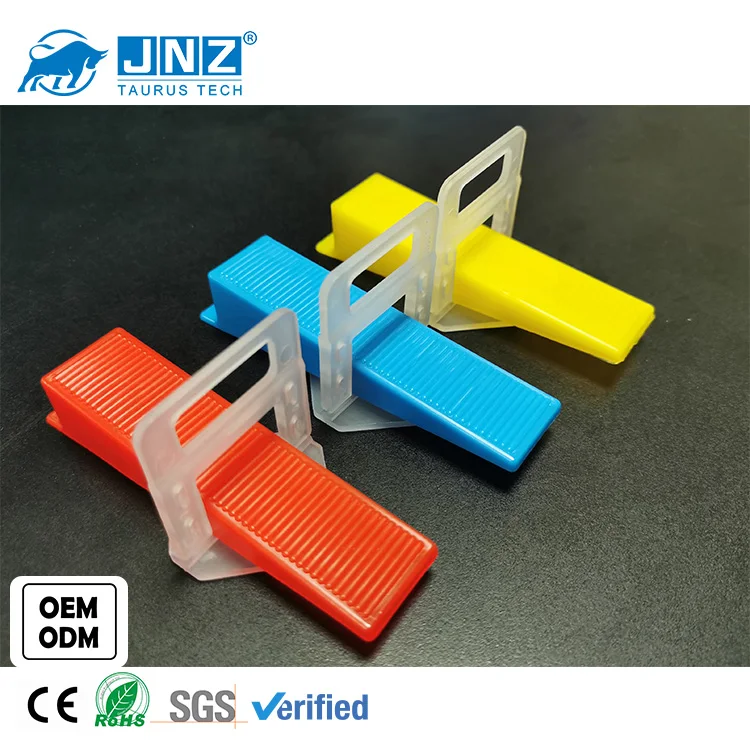 Plastic Tile Leveling System / Clips and Wedges Ceramic Tile Leveling / tile wedges 100pcs tile leveling system