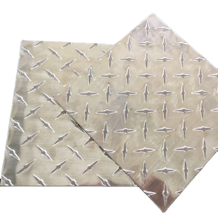 
Factory aluminum tread plate 5 bar diamond anti-slip alloy aluminum chequered plate in stock 