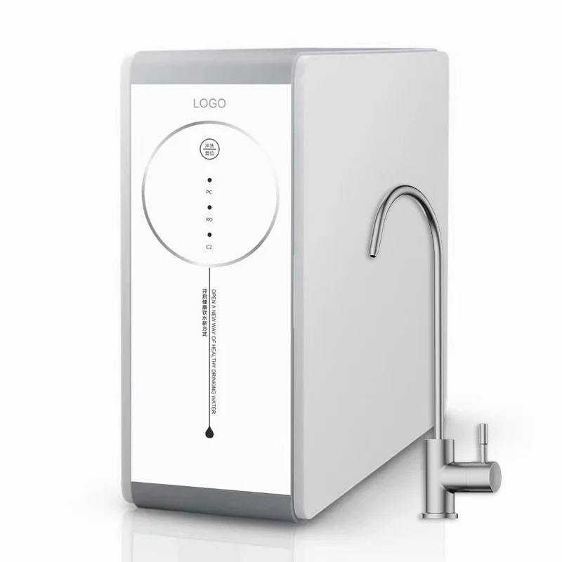 High Flow Alkaline 5-Stage Tap Water Purifier for Home Use 400 500GPD Filter Under Sink Reverse Osmosis Water Purifier