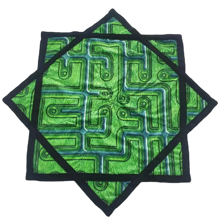 Dapostar Handkerchief 8 Pointed Star Pin 68cm Zig Zag Sewing 5 Lays 350g Uv Printing For Juggling Dance On Party