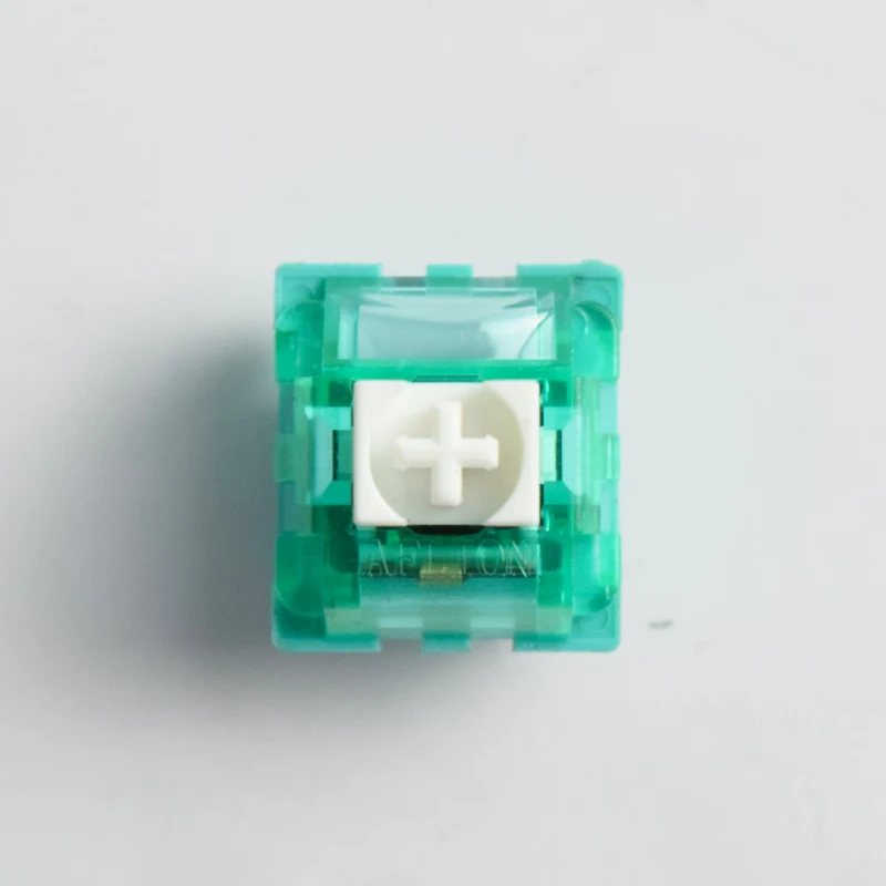 AFLION Tactile Double Gold Contact Golden Brown Keyswitch Gaming Keyboard Switches 80 million life axis shaft