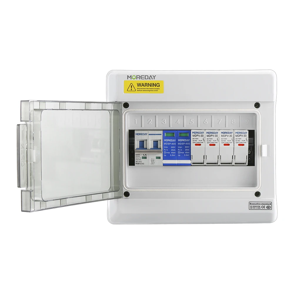 Распределительная коробка Moreday Pv 4 в 1, 1000 В, комбинированная коробка Pv 2 струны, 3 струны, 4 струны постоянного тока, комбинированная коробка Pv для солнечной панели
